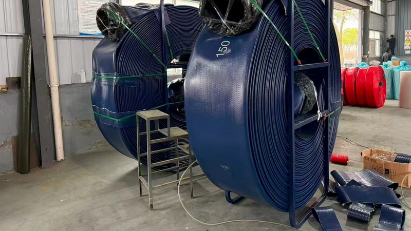 Large Diameter TPU Frac Water Transfer Hose Reels Carretes de manguera de transferencia de agua Frac de TPU de gran diámetro