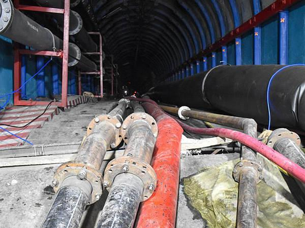 TPU Layflat Hose in Mine Rescue Dewatering Manguera plana de TPU en deshidratación de rescate minero