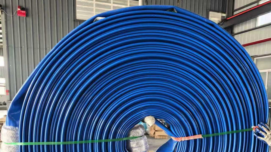 Deep Mine Dewatering TPU Riser Hose Reel Storage Almacenamiento de carrete de manguera vertical de TPU para deshidratación de minas profundas