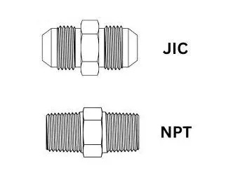 Conexiones JIC y Conexiones NPT