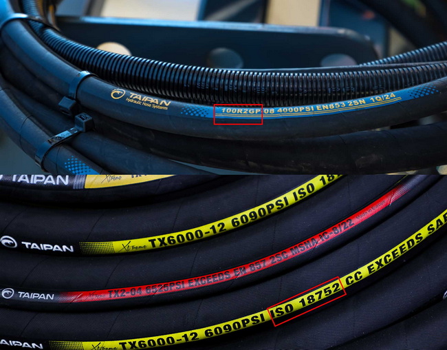 ISO 18752 Hydraulic Hose Standard Estándar de manguera hidráulica ISO 18752